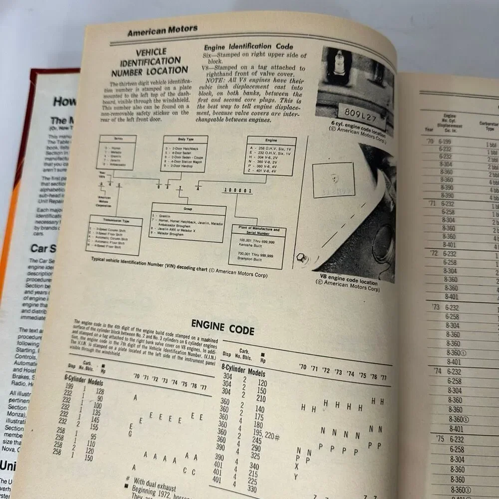 Vintage Chiltons’s Auto Repair Manual 1970-1977